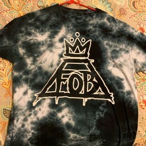 Tie-dye Fall Out Boy shirt
